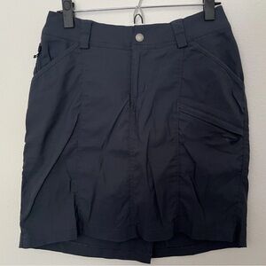 Duluth Trading Co Dry on the Fly Nylon Skort Size 6 Athletic Outdoor Navy Blue